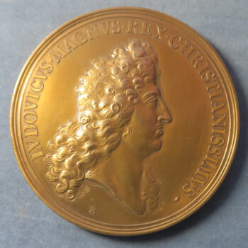 MB109051 France Pont Royal opened 1685 Louis XVI bronze medal by Molart restrike