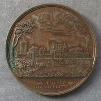 MB109058 France Revolution Bastille Taken 1789 bronze commemorative medal of 1844 Donjon de Vincennes