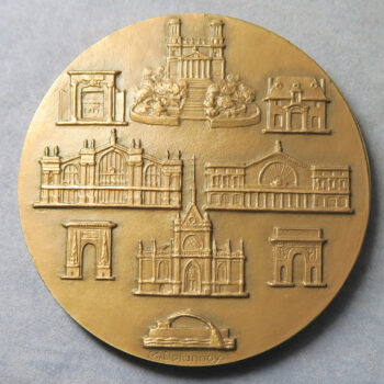 MB109103 France Paris series 10th X arrondissement by Delannoy bronze medal 1968