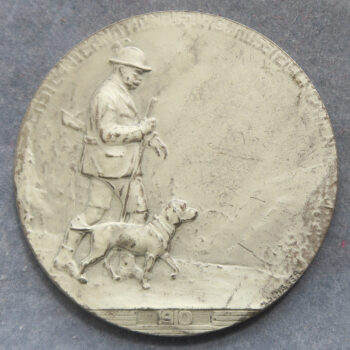 MB109119 Dog Canine Exhibition Austria Vienna silver medal Hundeaustelling 1910