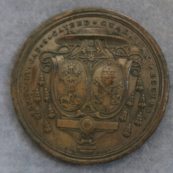 MB109131 Spanish Colonial Mexico Carlos IV 1789 Guadelajara proclamation medal