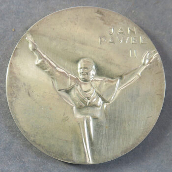 MB109148 Poland Pope John Paul II visit to Częstochowa silver medal Urbi Orbi 1979