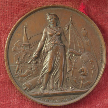 MB109155 France bronze commemorative medal Siege of Paris 1870-71 by Teterger