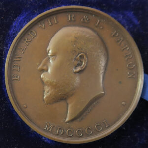 MB109158 GB Bronze medal Society of Arts & Manufactures Edward VII definitive portrait awarded 1903 for Portuguese