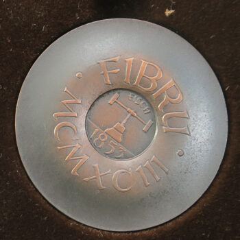 MB109159 Belgium FIBRU (Fisch) minting art medals 140th anniversary 1853-1993 bronze jeton medal