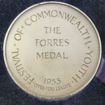 MB109178 GB Festival of Commonwealth Your The Forres Medal silver 1953 Overseas League