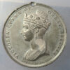 MB109194 GB Queen Victoria coronation commemorative medal pewter WM by Halliday 1838