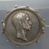 MB109205 Denmark Frederick VI silver medal brooch 1833 Return to Copenhagen