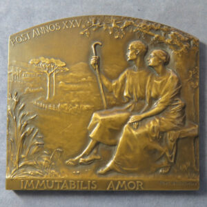 MB109211 France Dr Crouzon Salpetriere bronze medicine commemorative medal 1935 by Pillet