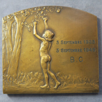 MB109211 France Dr Crouzon Salpetriere bronze medicine commemorative medal 1935 by Pillet