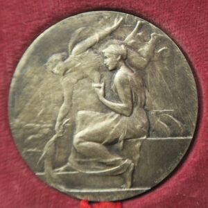 MB109220 France 30th anniversary 1924 Venot Peslin & Cie Railways silvered bronze medal