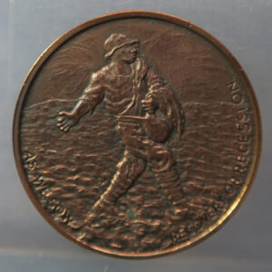 MB109239 Bronze medal Farming crisis Daniel Hendy Foot & Mouth Disaster Fund 2001 Cow disease