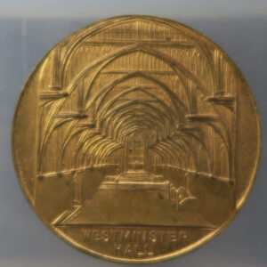 MB109245 Law: American Bar Association visit to London commemorative medal 1924 Westminster Hall