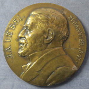 MB109259 France J A Le Bel organic chemistry prize medal awarded 1945 Société Chimique de France