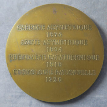 MB109259 France J A Le Bel organic chemistry prize medal awarded 1945 Société Chimique de France