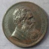 MB109269 GB John Evans President of London Numismatic Society bronze medal 1887 by Pinches to celebrate Golden Jubilee