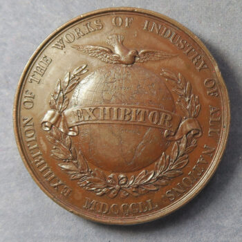 MB109273 GB Great Exhibition 1851 bronze medal exhibitor Class 29.170