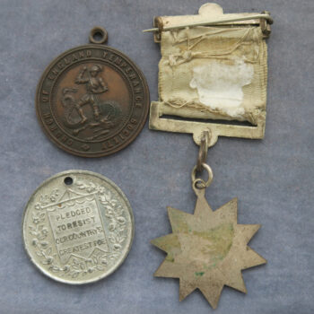 MB109278 GB Church of England Temperance Society Band of Hope lot of 3 medals 19th-early 20th century