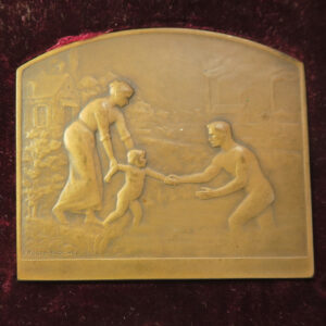 MB109286 Germany Dresden Expo Internationale d’Hygiene bronze medal plaquette 1911