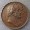 MB109288 GB John Gray Maria Gray portrait bronze medal Zoologist Naturalist Numismatist 1863