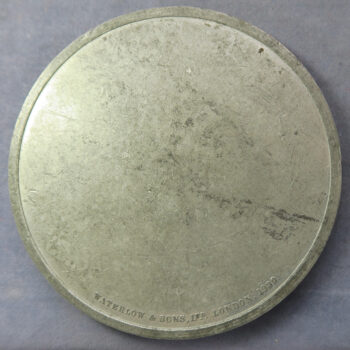 MB109298 GB Guy’s Hospital Founded 1724 Sister large pewter medal building.