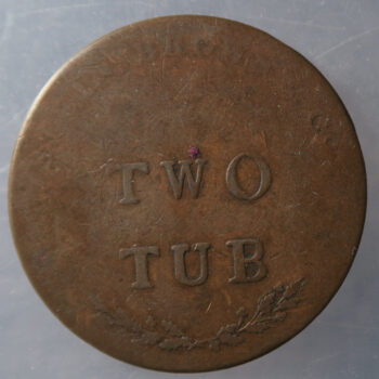 MB109303 Ireland Token Stein Brown & Co, Two Tubs DW51 Still reverse