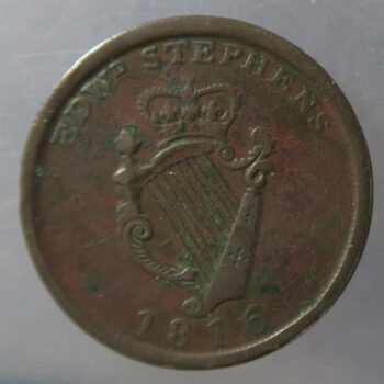 MB109305 Ireland token1816 Edwd Stephens 1816 Wellington Withers 1890