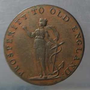 MB109314 GB 18th century token, D&H Norfolk 23b, Norwich Halfpenny