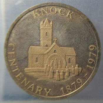 MB109316 Ireland, Silver Medal, Knock, Centenary 1879 – 1979, visit Pope John Paul II, 1979,