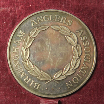 MB109335 GB Birmingham Anglers Association silver medal (1973) hallmarked