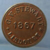 MB109375 Ireland Lisdourt G V Stewart 1d 1857 penny