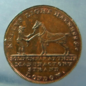 MB109374 London Halfpenny D&H 345 Kelly's Light harness...