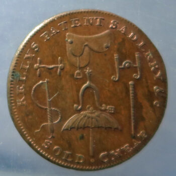 MB109374 London Halfpenny D&H 345 Kelly's Light harness...