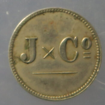 MB109379 West Indies, Curacao token 1 Stuiver J~ x Co