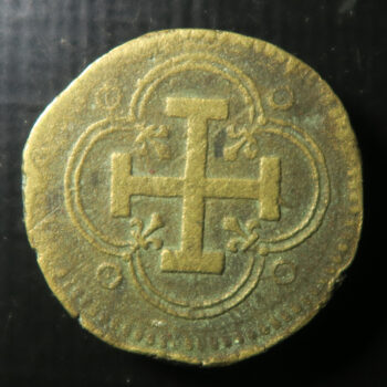 French made brass coin weight to weigh Double Louis d'Or