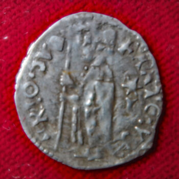 Italy Venice silver Soldini Antonio Venier 1382-1400 Mintmaster I 15.8mm. 0.41g