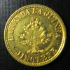 Token Nicaragua, Hacienda La Guinea - Una Tarea Desiderio Roman - Jinotepe- coffee plant brass Rulau Czo-5