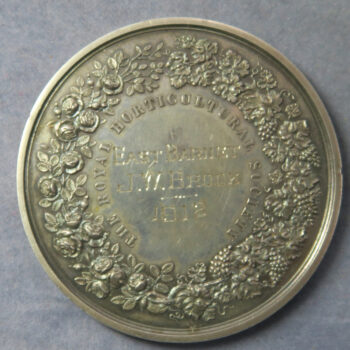 MB109382 Royal Horticultural Society 1912 silver prize medal W Wyon design