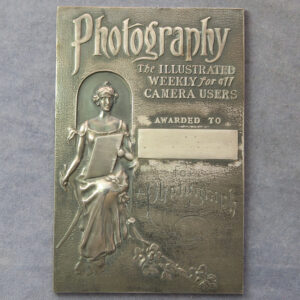 MB109393 GB Photography weekly magazine silver prize medal 1911