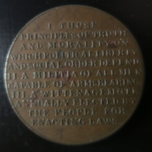 British political medal - 1823 Rights of Man