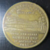 1851 Exhibition advertising token for M. Lyons Bright Electroplating Birmingham brass 39mm