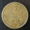 London & Newcastle Tea Company 1/4 lb. brass token - 209 & 232 High Street Sunderland