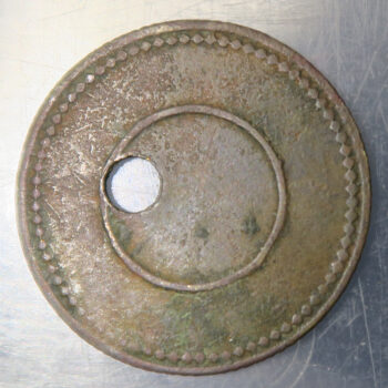 G(reat) W(estern) Cottom Works Tea Room 1/3d token AE milled edge 22.2mm. Bristol c.1860