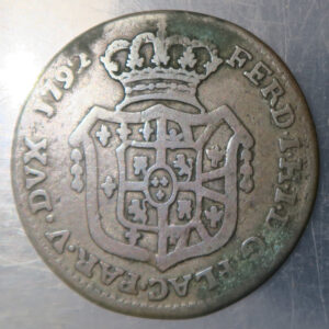 Italy Italian States Duchy of Parma and Piacenza 1792 10 Soldi - Ferdinand I billon