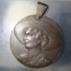 India Bombay Presidency War & Relief Fund Childrens Branch 1918-19 poereait of Lady Willingdon bronze medal