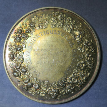 Royal Horticultural Society Gilt silver medal by W Wyon 1936 award