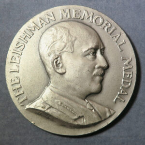 The Leishman Memorial Medal, portrait, Army Medical College Medal