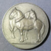 GB Cart horse silver prize medal 43mm. 20th century