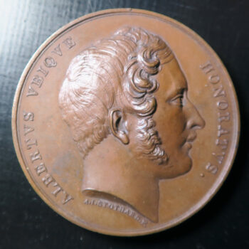 Prince Albert portrait - Royal Exchange restored 1842 bronze medal