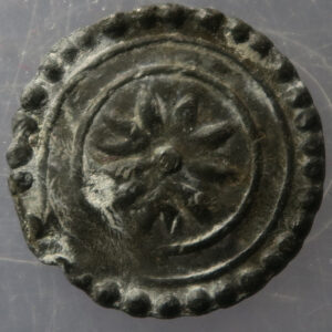 Pewter token medieval Levantine pessibly Crusader 13-14th century